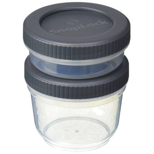 SnapLock by Progressive SnapLock Snack Stackers, Gray