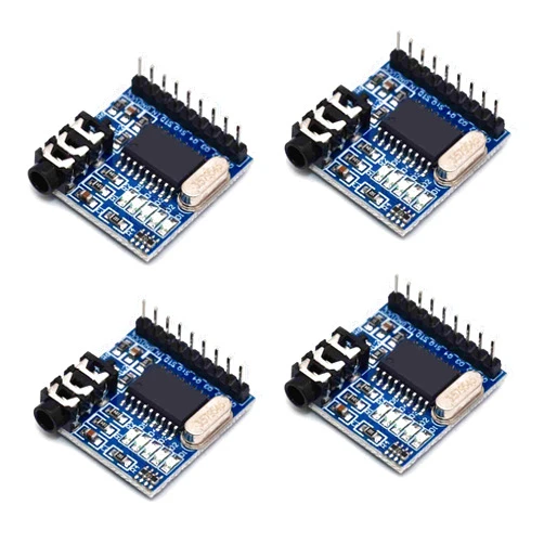 Rakstore 4Pcs MT8870 DTMF Voice Decoding Module Phone Module Speech Decoding Voice Board Module LED Indicators with Pins