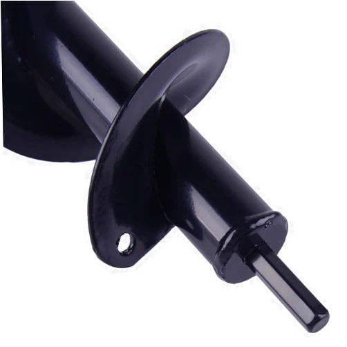PTATT LETAOSK Black Metal Power Electric Garden Yard Planting Planter Earth Bulb Planter Auger Spiral Post Hole Drill Bit