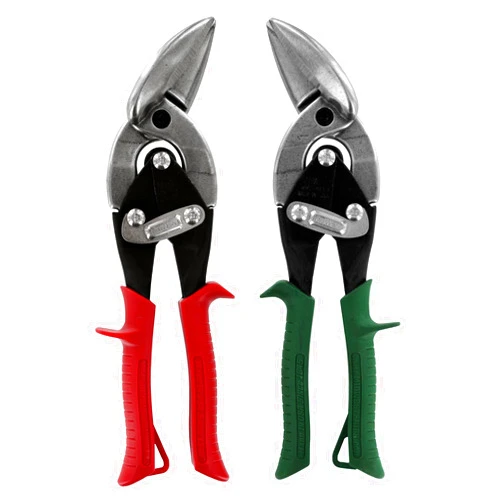 Midwest Snips Midwest Tools and Cutlery MWT-6510C Midwest Snips Forged Blade Offset Aviation Snips Set (Pack of 2)