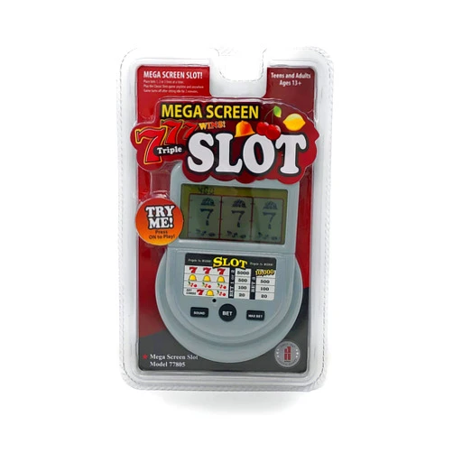 Classic Games Mega Screen Slot Machine Handheld Arcade Game