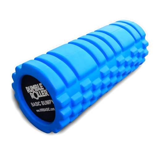 RUMBLE ROLLER RumbleRoller Basic Bumpy Foam Roller, Solid Core EVA Foam Roller with Grid/Bump Texture for Deep Tissue Massage and Self-Myofascial Release
