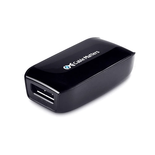 Cable Matters Active DisplayPort Repeater, Support 4K@240Hz up to 32ft, 4K@60Hz up to 80ft, (DisplayPort 1.4 Repeater, DisplayPort Signal Booster, DisplayPort Amplifier) for VR Headset, Gaming Monitor