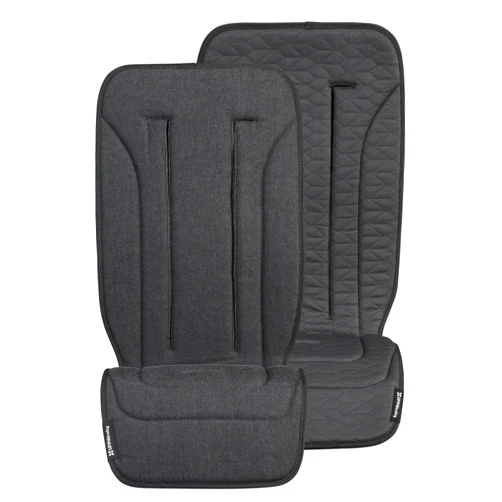 UPPAbaby Reversible Seat Liner/Water-Resistant and Comfortable/Easy Stroller Attachment/Reed (Charcoal Denim/Cozy Knit)