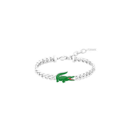 Lacoste Men's Arthor Jewelry Stainless Steel Adjustable Bracelet, Fashionable, For an Everyday Look