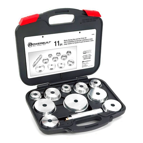 Powerbuilt Alltrade 648996 Kit 66 Master Bearing Race and Seal Driver Tool Set, Silver