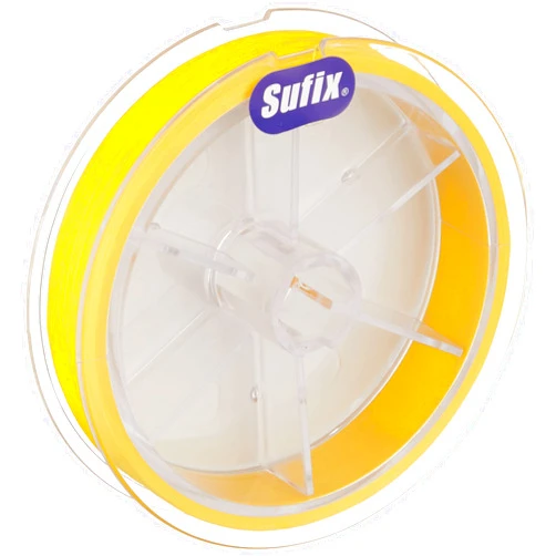 Sufix 832 Advanced Superline Braid, Hi-Vis Yellow, 10-Pound/300-Yard Spool (660-110Y)