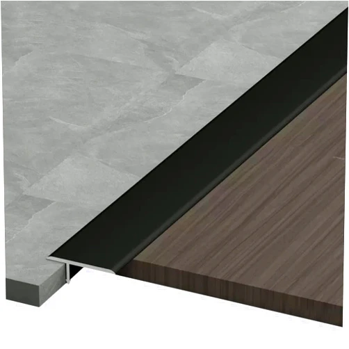 LSMKKA T-molding Transition Strip, Black White Gold Floor Gap Cinch Seam Cover Self Adhesive Strips for Wood Vinyl Flooring, Doorway Clearance Reducer/Edge Trim (Color : ligjt Grey, Size : W 24mm - L 104c