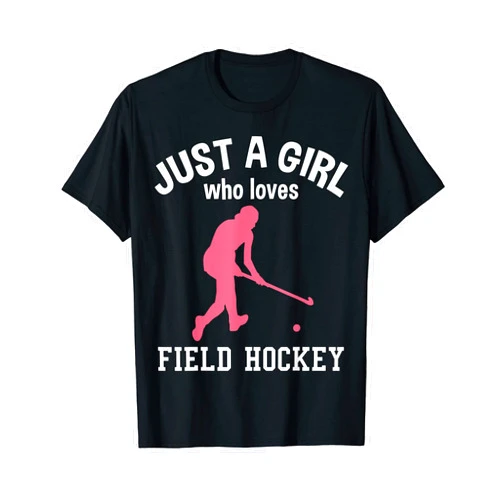 Feldhockey Zubehör Für Damen Mädchen Kinder Hockey Cooler Saying Field Hockey Player Field Hockey Stick T-Shirt