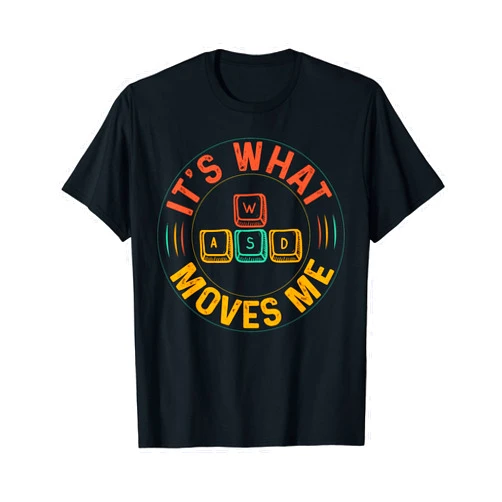 PC Gamer Merch Men Women Merchandise Retro Outfit WASD PC Gamer Gifts Video Gaming Boys Men Vintage Gift Women T-Shirt