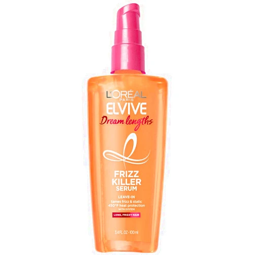 L’Oréal Paris L'Oreal Paris Elvive Dream Lengths Frizz Killer Leave-In Serum, 3.4 Ounce