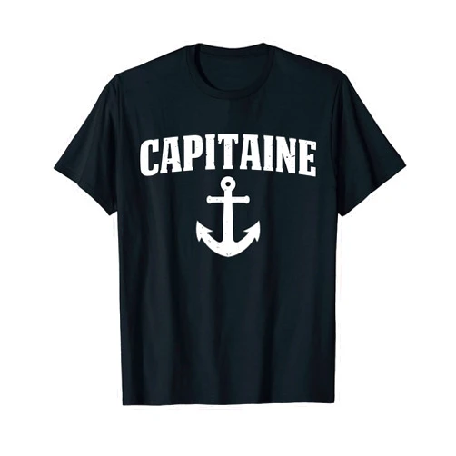Capitaine cadeaux & dictons fête des pères Mens Captain Boats Motor Gift Boat T-Shirt
