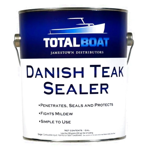 TotalBoat Danish Teak Sealer - Marine Grade Wood Sealer Oil for Boat Decks, Trim and Indoor & Outdoor Teak Furniture