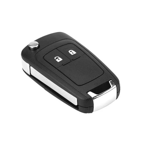 Koulate Buttons Key Fob Heat and Corrosion Resistance Flip Folding Remote 2 Buttons Car Key Fob Shell Case For Vauxhall Opel Astra Insignia