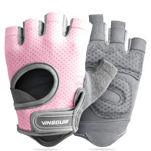 VINSGUIR Workout Gloves for Women and Men, Breathable Weight Lifting Gloves for Gym Exercise, Fitness, Training, and Cycling, with Excellent Grip and Cushion Pads