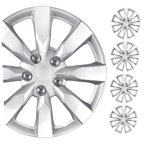 BDK Hubcaps Wheel Covers for Toyota Corolla 16” – Four (4) Pieces Corrosion-Free & Sturdy – Full Heat & Impact Resistant Grade – Replacement, 4 Pack