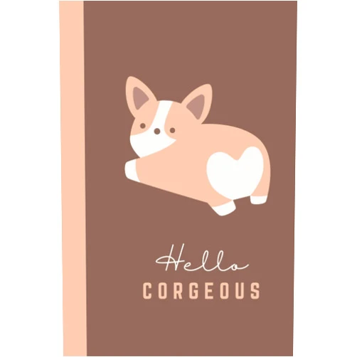 Rachel Fairchild Hello Corgeous! Journal