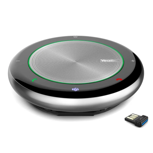 Yealink Teams Certified Speakerphone Wireless Bluetooth Speaker with Full Duplex Microphone for Conference Meeting CP700 Noise Reduction Home Office 360° Voice Pickup