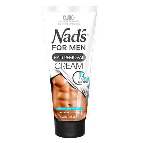 Nad's Nads Mens Hair Removal Cream 6.8 Ounce Tube (200ml) by NAD'S