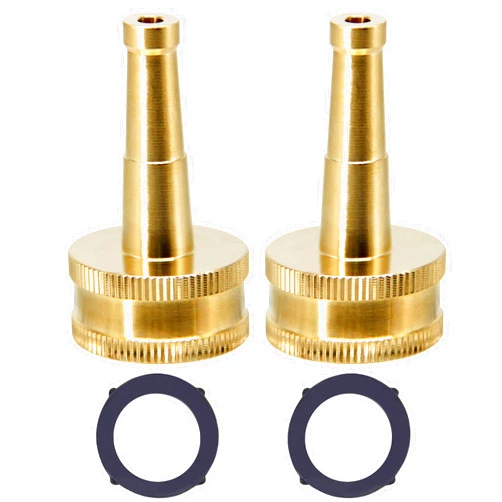 Twinkle Star Brass High Pressure Hose Nozzle Jet Nozzle, Water Hose Sprayer Nozzle Jet Sweeper, 2 Pack, TWIS3431