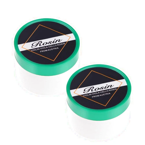 Galabox 2 Pack Premium Rosin for Violin, Viola, and Cello Bows, Case Pack, Dark (Duet)