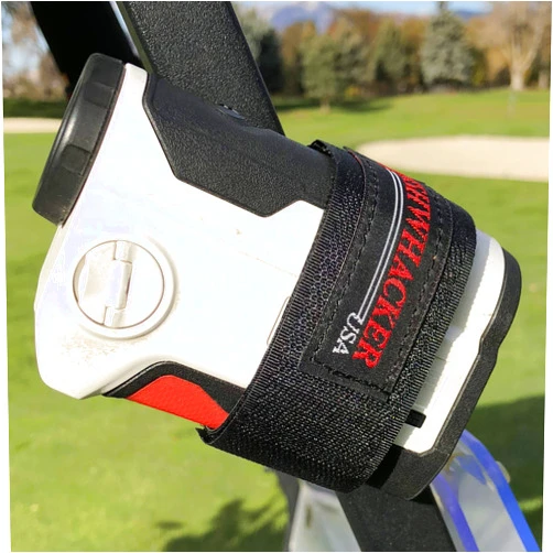 Bushwhacker 2 Pack Magnetic Multi Purpose Mount for Golf Cart Railing - Great for Rangefinder GPS Attachment Rail Bar Quick Accessory Case Range Finder Strap Easy Stick Towel Holder Hanger (2)