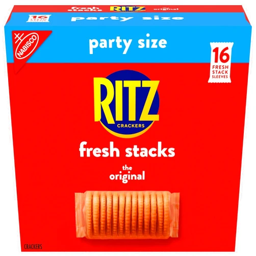 RITZ Fresh Stacks Original Crackers, Party Size, 23.7 oz (16 Stacks)