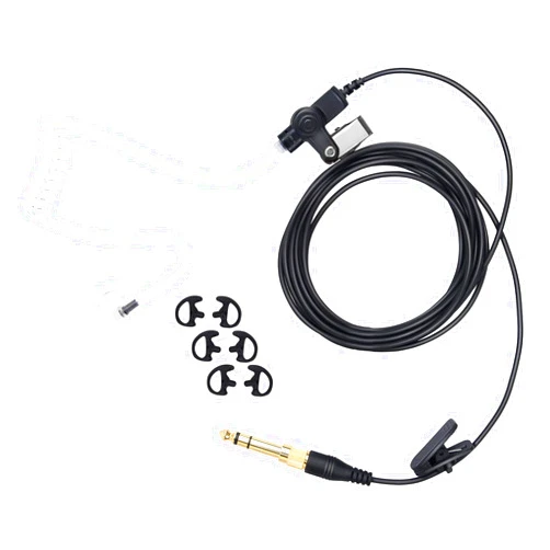 Generic IFB Earpiece 3.5mm Piece Cable Universal Monitor Kit Set Invisible Headset Anchor News Broadcasting Music TV Broadcaster for w/iPhone,Andriod,Telex,Clear-Com,Comrex,Lecstronics (Black,Wired)