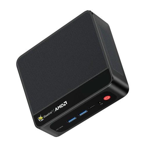 Beelink SER5 Mini PC, AMD Ryzen 5 5500U(Up to 4.0GHz) 6C/12T, Mini Desktop Computer 16GB DDR4 RAM 500GB NVMe SSD, Small Gaming PC 4K@60Hz Output/BT5.2/WiFi 6 for Gaming/Office/Home