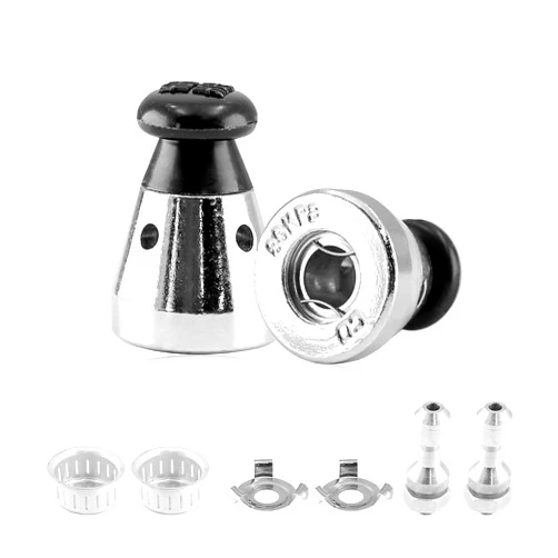Bonsicoky 2PCS Universal Pressure Cooker Relief Jigger Valve with Exhaust Rod, Safe and Anti-blocking, Regulator Weight Pressure Control 80KPA