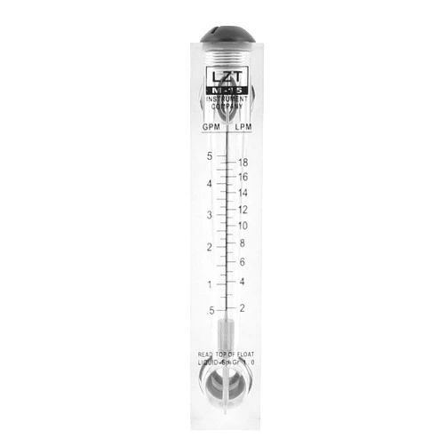 Xnrtop LZT M-15 0.5-5GPM 2-18LPM Water Flow Meter Panel Mount Type Flowmeter