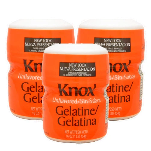 Knox Unflavored Gelatin - 1 lb (Pack of 3)
