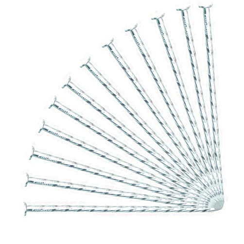 ZHHENIALY 6-Inch Landscape Stakes Spiral Galvanized Landscape Spikes for Weed Barrier, Carpentry, Tent (150)
