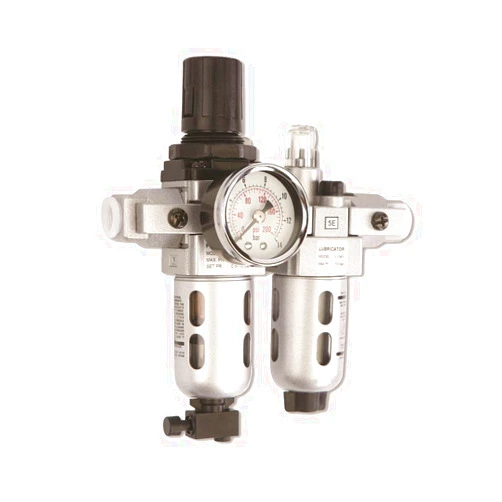 Wolflube Filter Regulator & Lubricator - Inlet 1/4in - Up to 150 PSI
