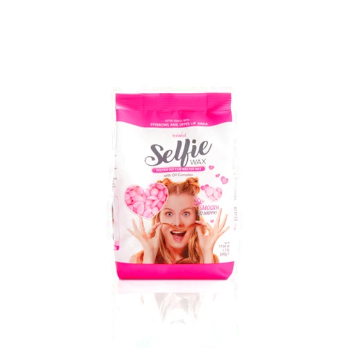 Italwax Face Selfie 500g / 1.1lb - Delicate hard wax for face with oil complex - Perfect for waxing eyebrows, upper lip and sideburns​