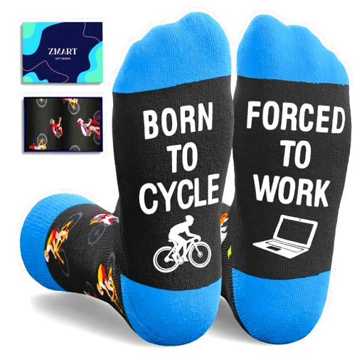 Zmart Funny Motorcycle Gifts for Men - Bicycle Racing Car Socks