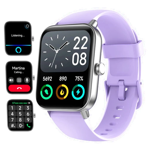 Fitpolo Smart Watch for Men Women Android iPhone Compatible,1.8