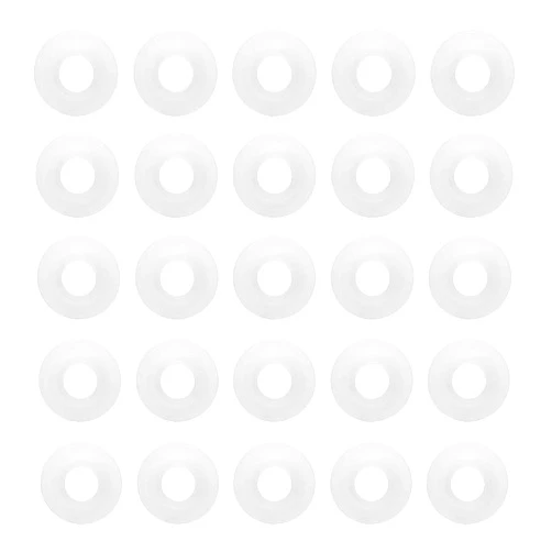TOPINCN 25Pcs Beer Swing Bottle Gaskets Soft Silicone Rubber Gasket Seals Swing Top Bottles Gasket Home Brew Accessories