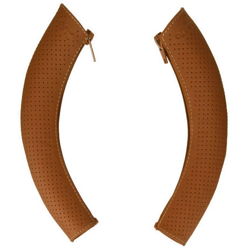 UPPAbaby VISTA Leather Handlebar Cover - Saddle, 2 Count (Pack of 1)