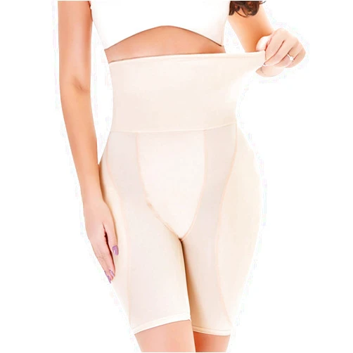 NonEcho Women High Waist Tummy Control Panties Slimming Shapewear Padded Hip Enchancer Butt Lifter Thigh Underwear