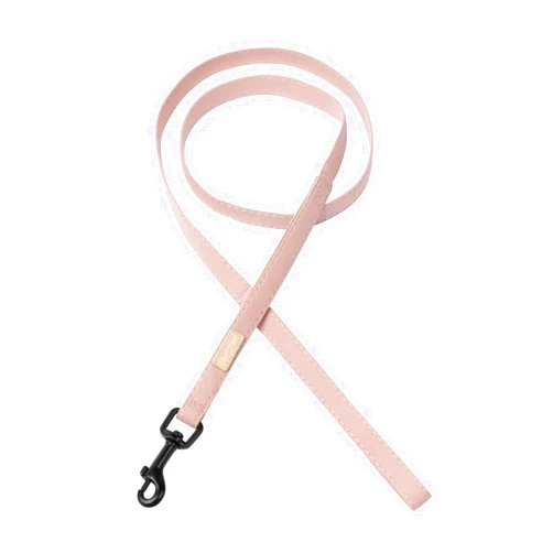 FuzzYard Life Dog Lead | Size S | Stylish Premium Cotton Design in Soft Blush Perfect for Everyday Walking and Training