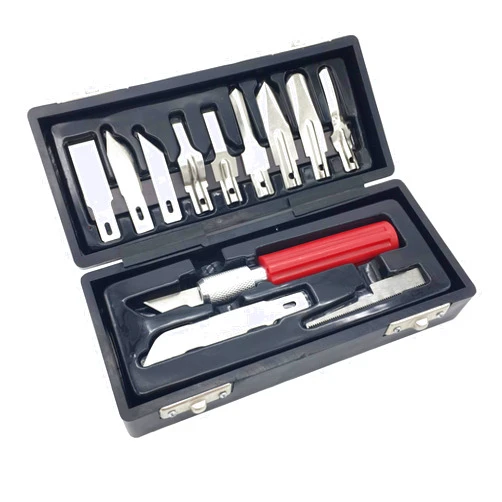 SMB Precision Woodworking Woodcarving Set 13Pc (1/2/10/60) (10)