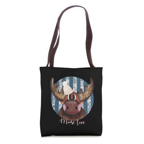 The crafty hedgehog studio Moose character Tote Bag