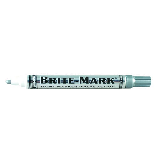 DYKEM Brite-Mark Medium Tip Paint Marker, Silver