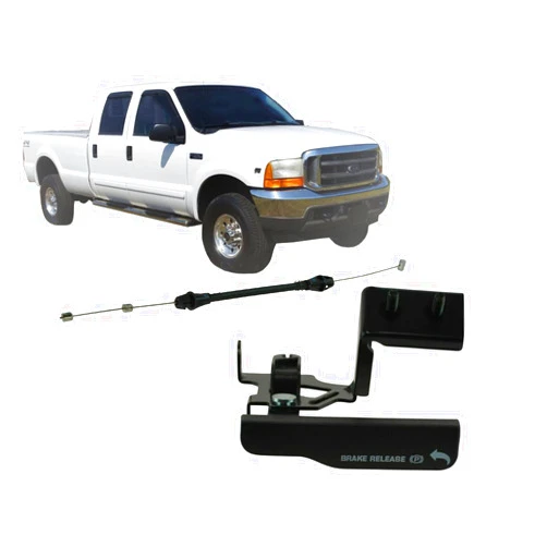 Auto Parts Avenue APA Replacement Parking Brake Release Cable and Handle for 1999-2004 F150 F250 F350 F450 F550 2C3Z2783AA F81Z2783AA