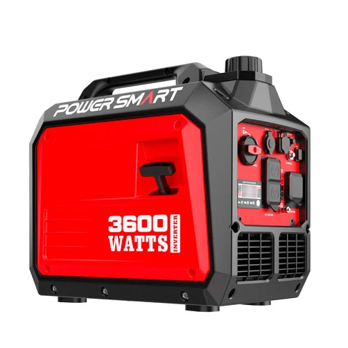 PowerSmart 3600 Watt Gas Powered Portable Inverter Generator, Super Quiet RV Ready 30A Outlet, Parallel Capable, Generators for Home Backup Emergency Use Camping, EPA Compliant