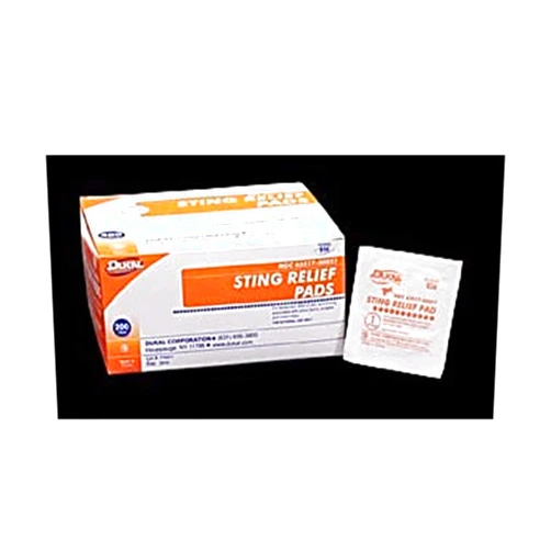 Dukal DUK 856 Sting Relief Pad, Medium, 2-Ply (Pack of 200)