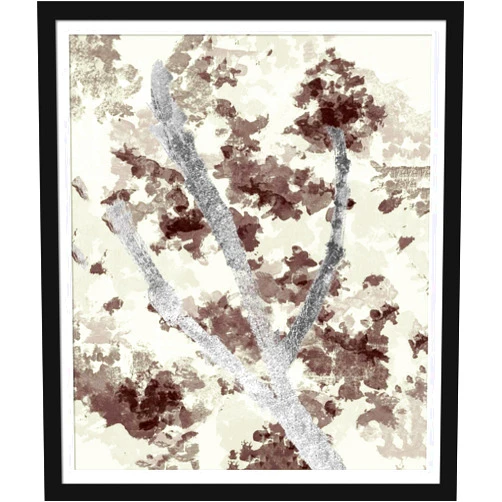 PTM Images camuflage VI, 27.5x32.5 Decorarive Wall Framed Art, Medium, Black