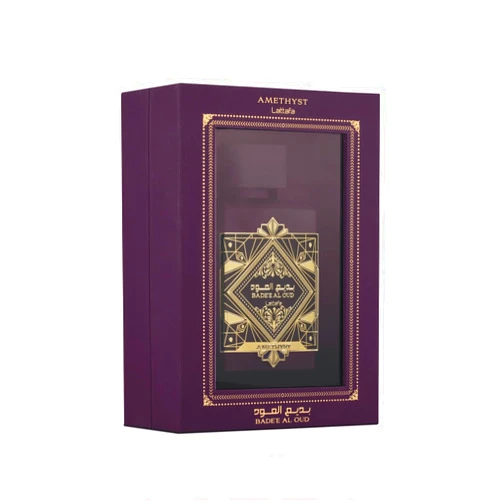 Lattafa Bade'e Al Oud Amethyst for Unisex Eau de Parfum Spray, 3.4 Ounce / 100 Ml