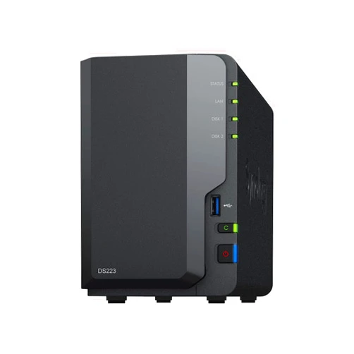 Synology 2-Bay NAS DS223 (Diskless)